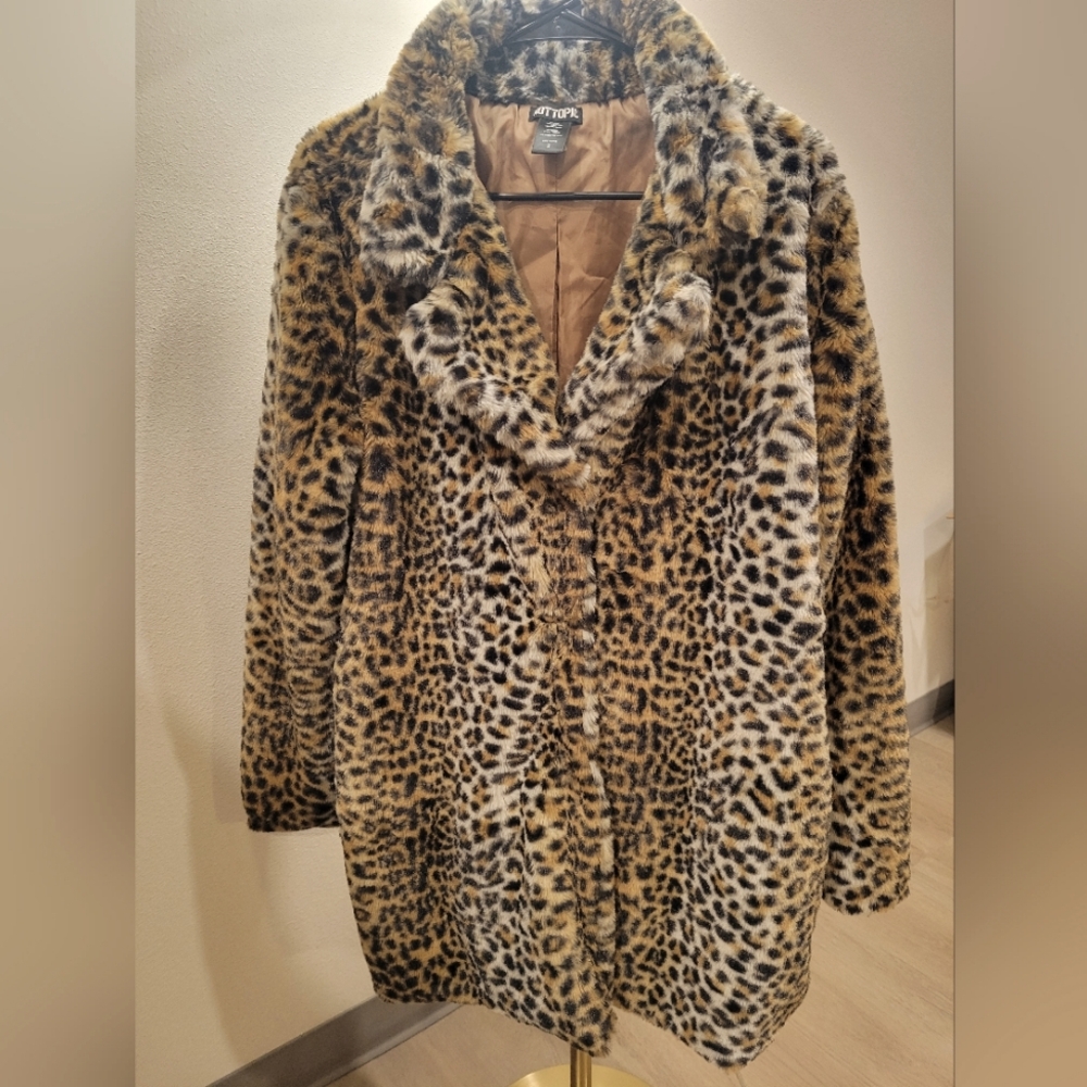 Hot Topic Leopard Coat
